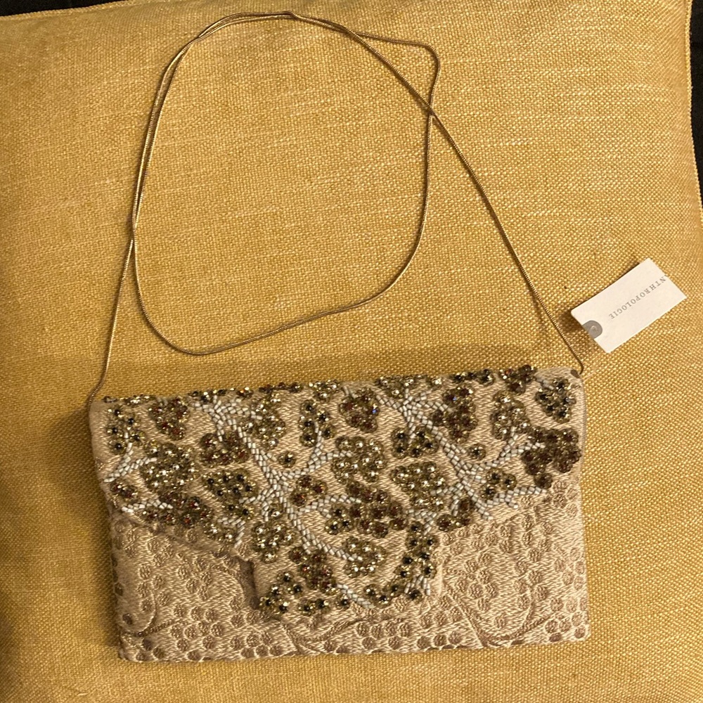 Anthropologie Beaded Handbag